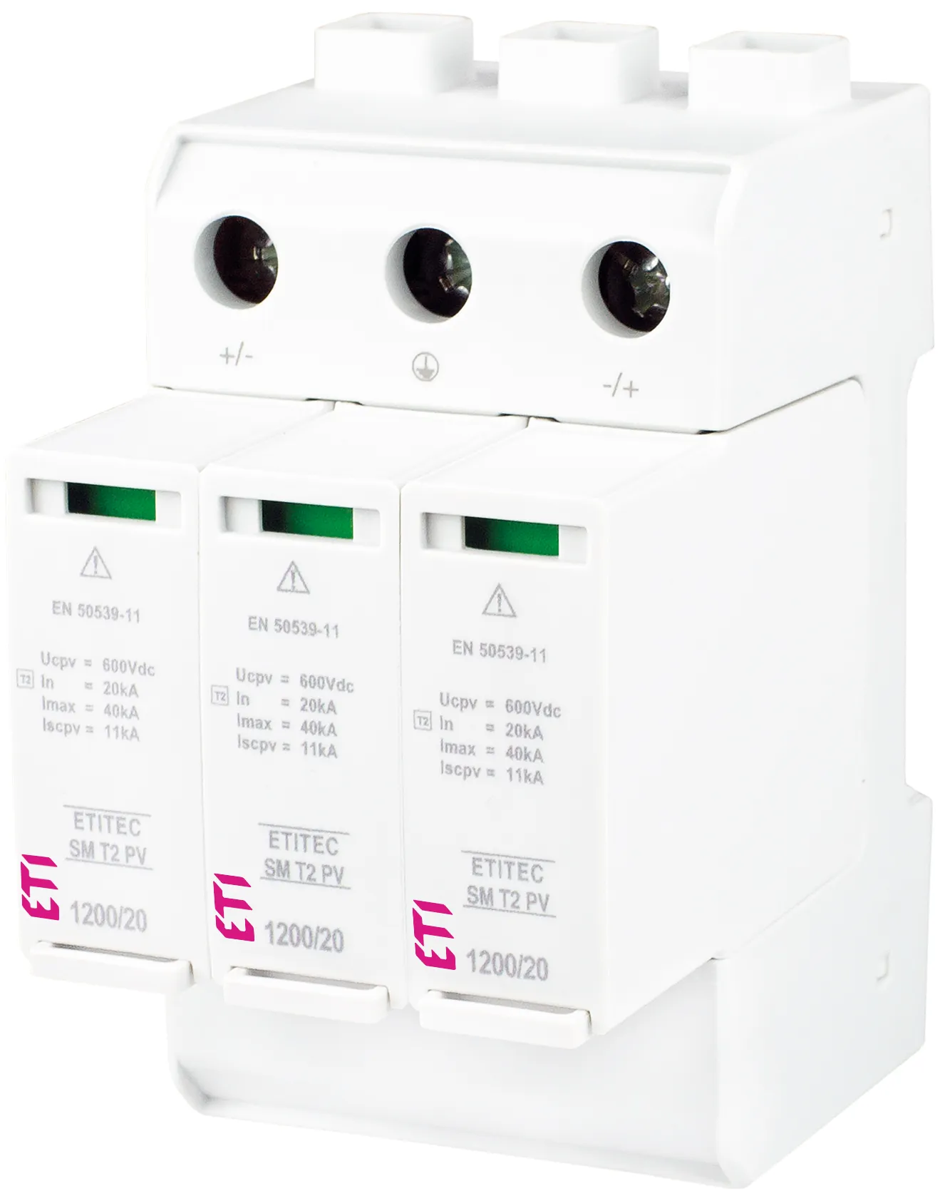 Odvodnik prenapona ETITEC SM T2 PV 1200/20 Y RC 002440635