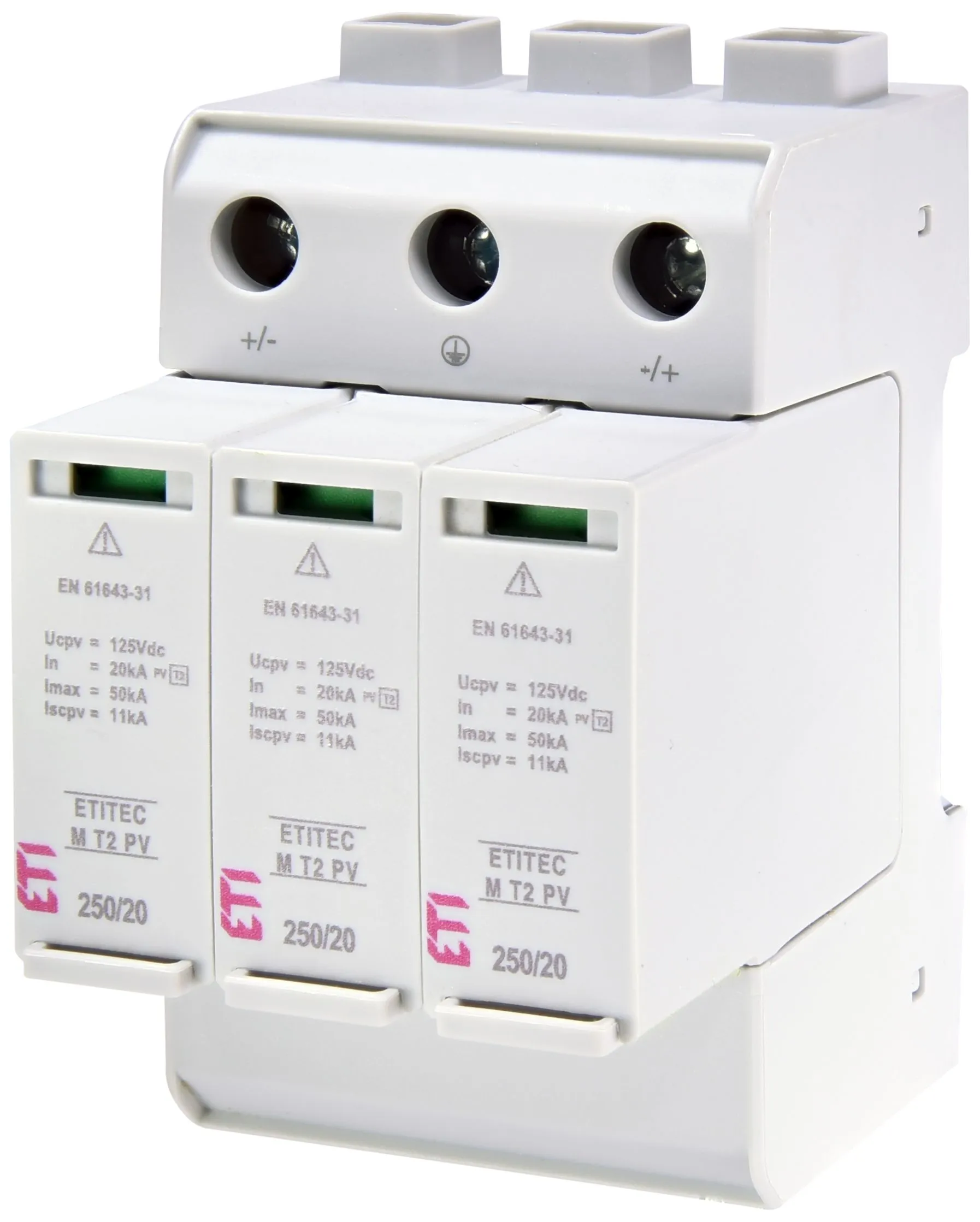 Odvodnik prenapona ETITEC M T2 PV 250/20 Y 002440732