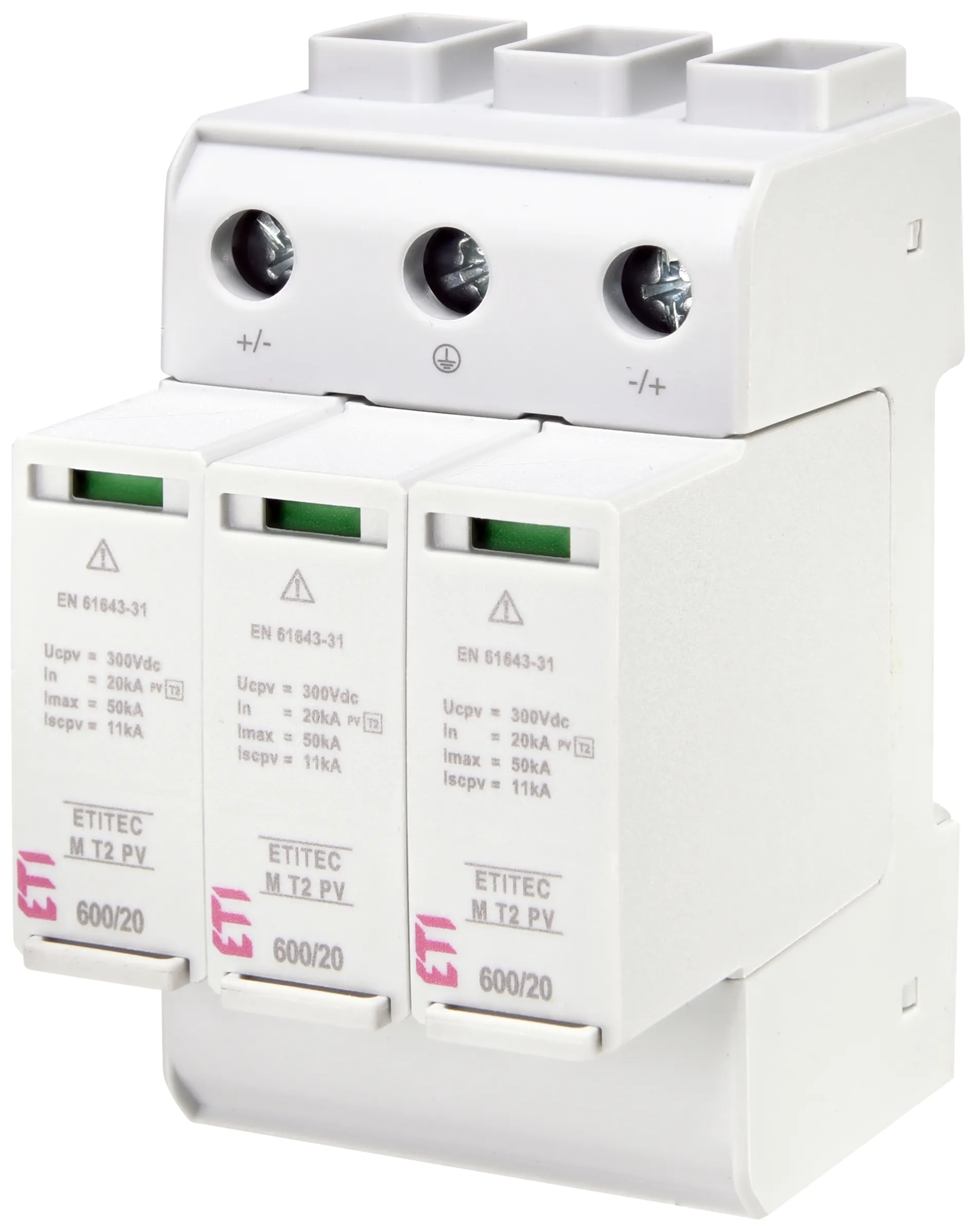 Odvodnik prenapona ETITEC M T2 PV 600/20 Y 002440735