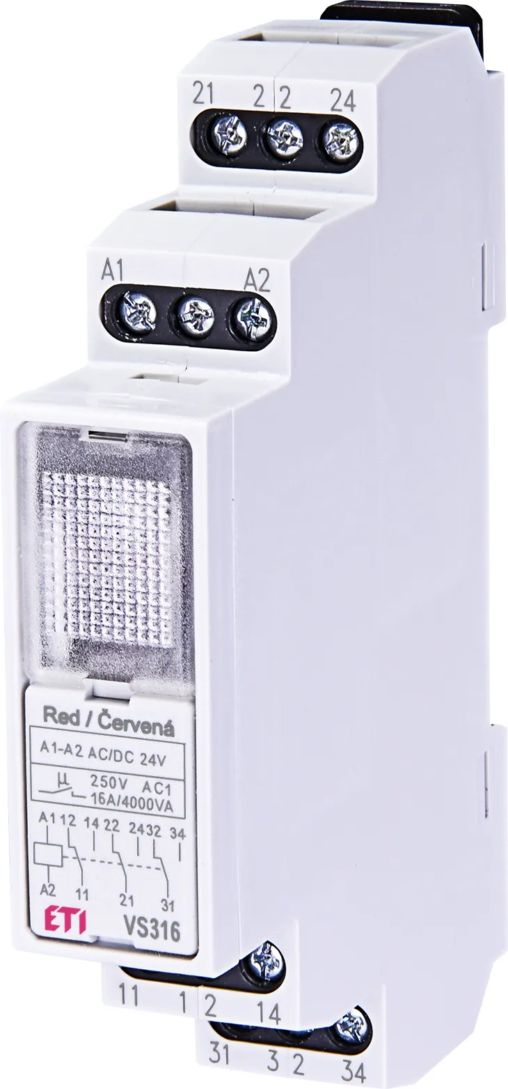 Pomoćni relej VS316/24 RED 002471222