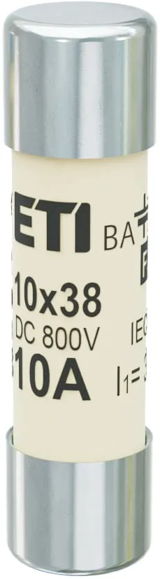 Topljivi osigurač CH10x38 gBat 10A/800V DC 002626038
