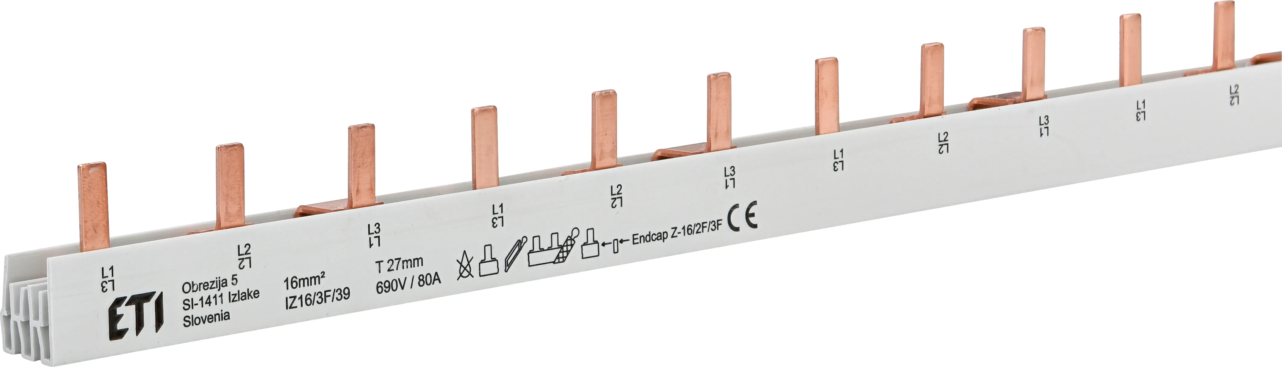 Cu šina IZS16/3F/39 002921254