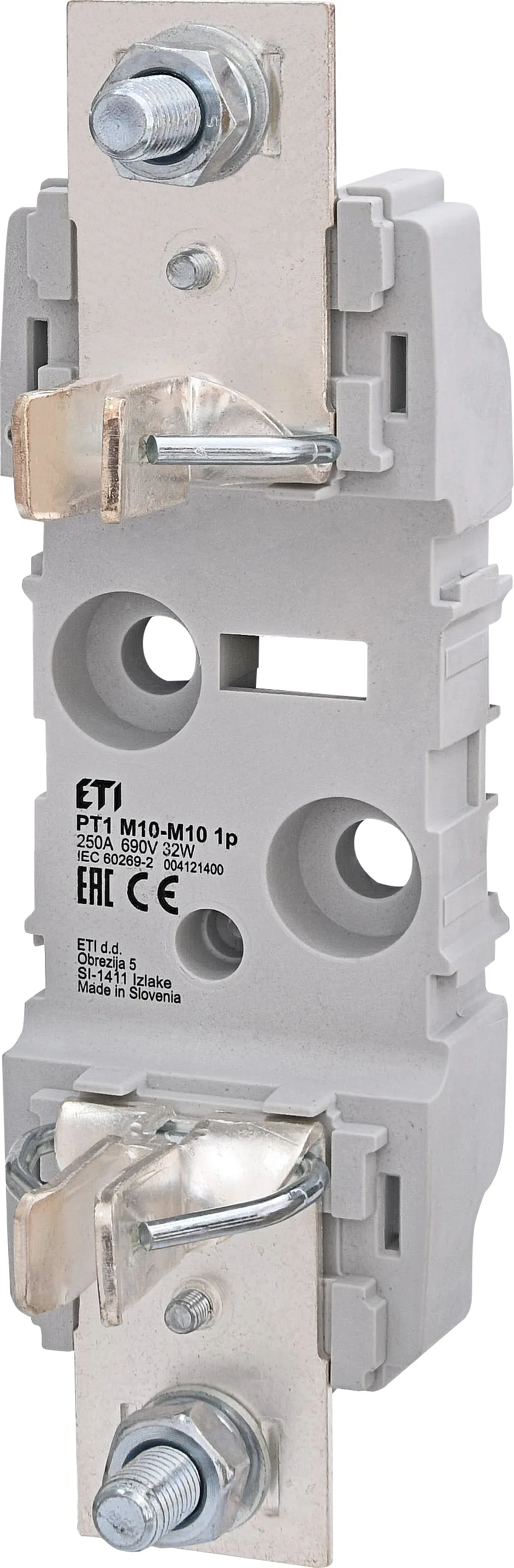 osnova osigurača PT 1 M10-M10 1p 004121400