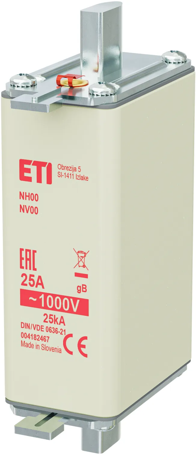 Topljivi osigurač NH00/78 gB 25A/1000V 004182467