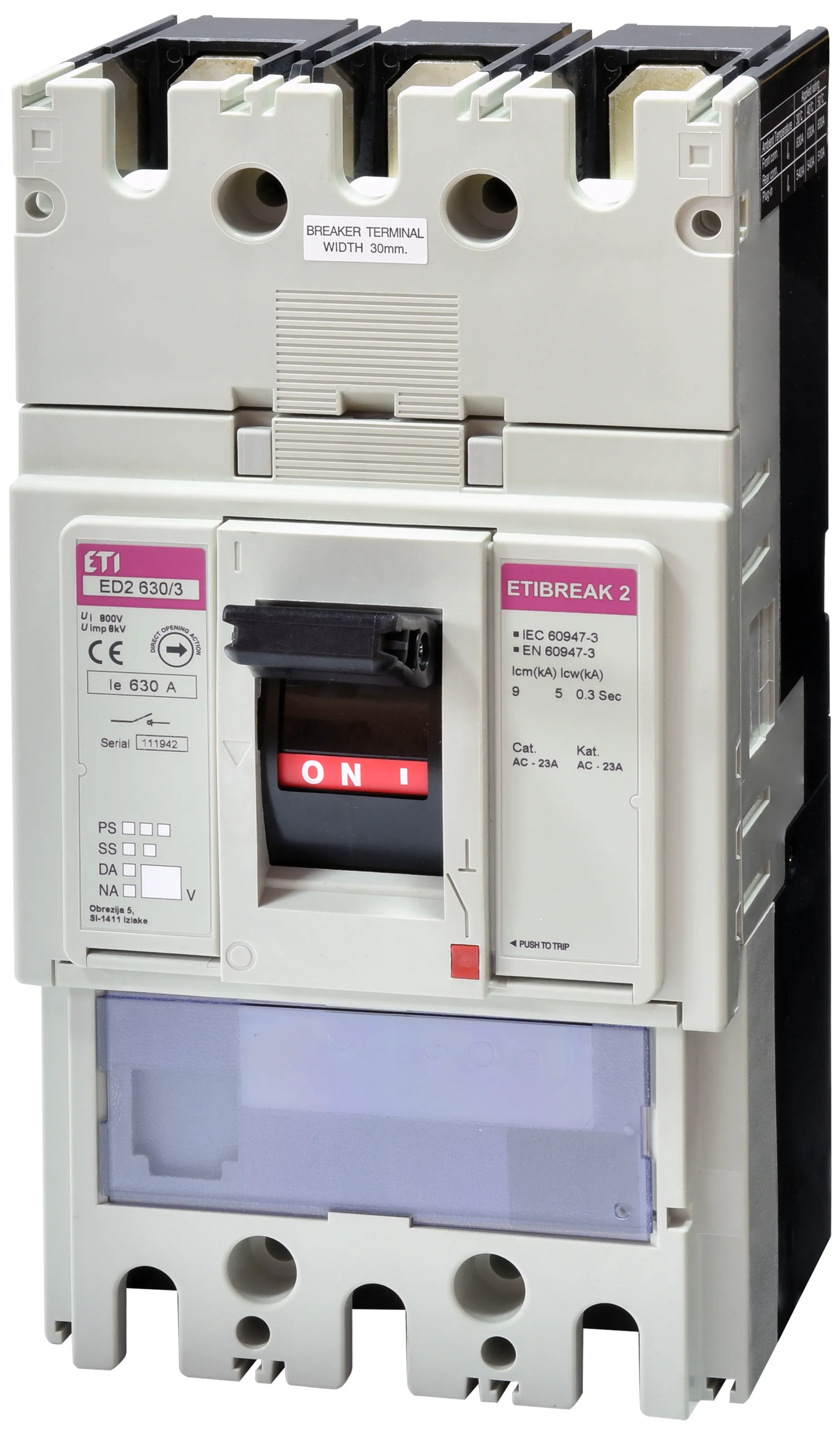 Prekidač za razdvajanje ED2 630/3 004671275