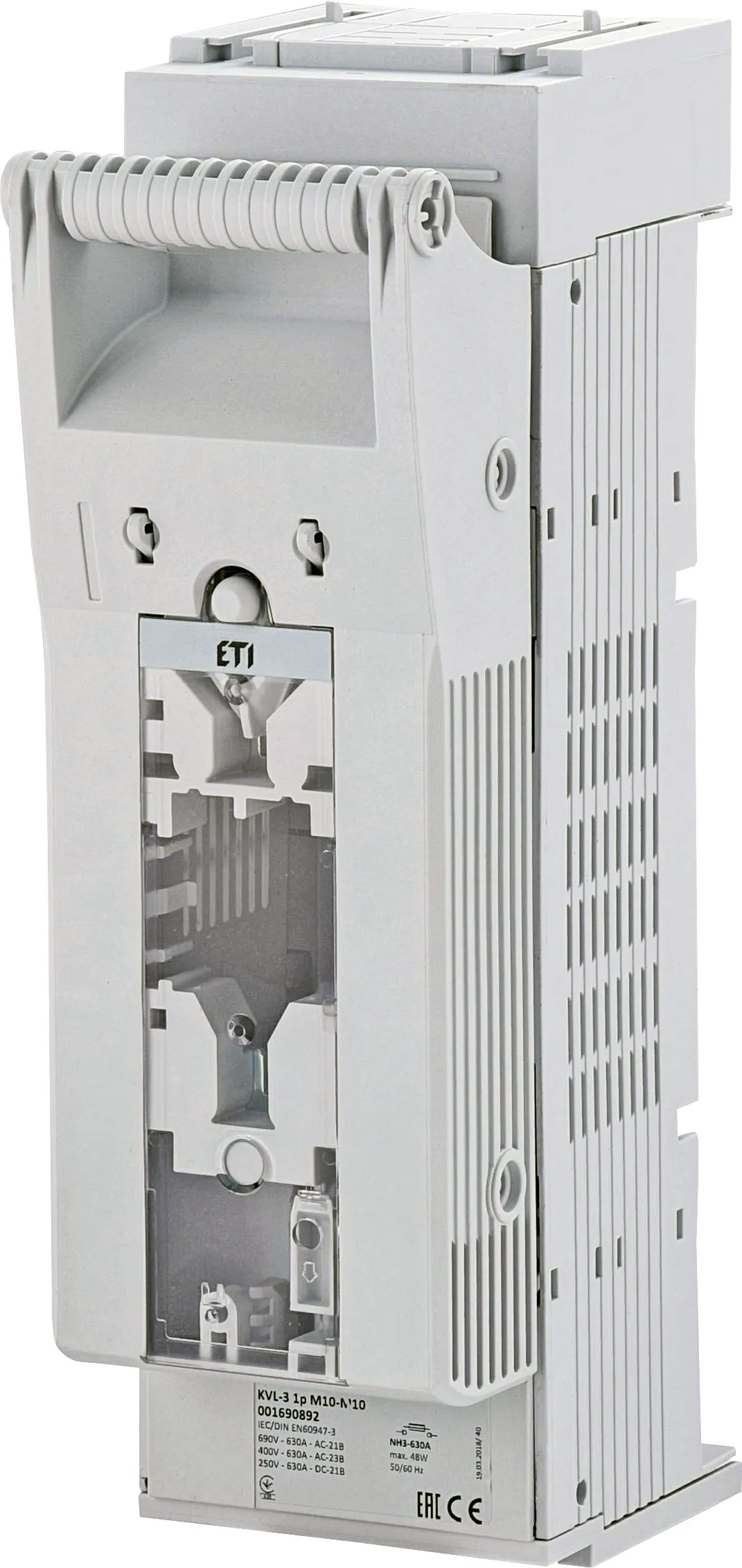 Rastavljač prekidača osigurača KVL-3 1p M10-M10 001690892