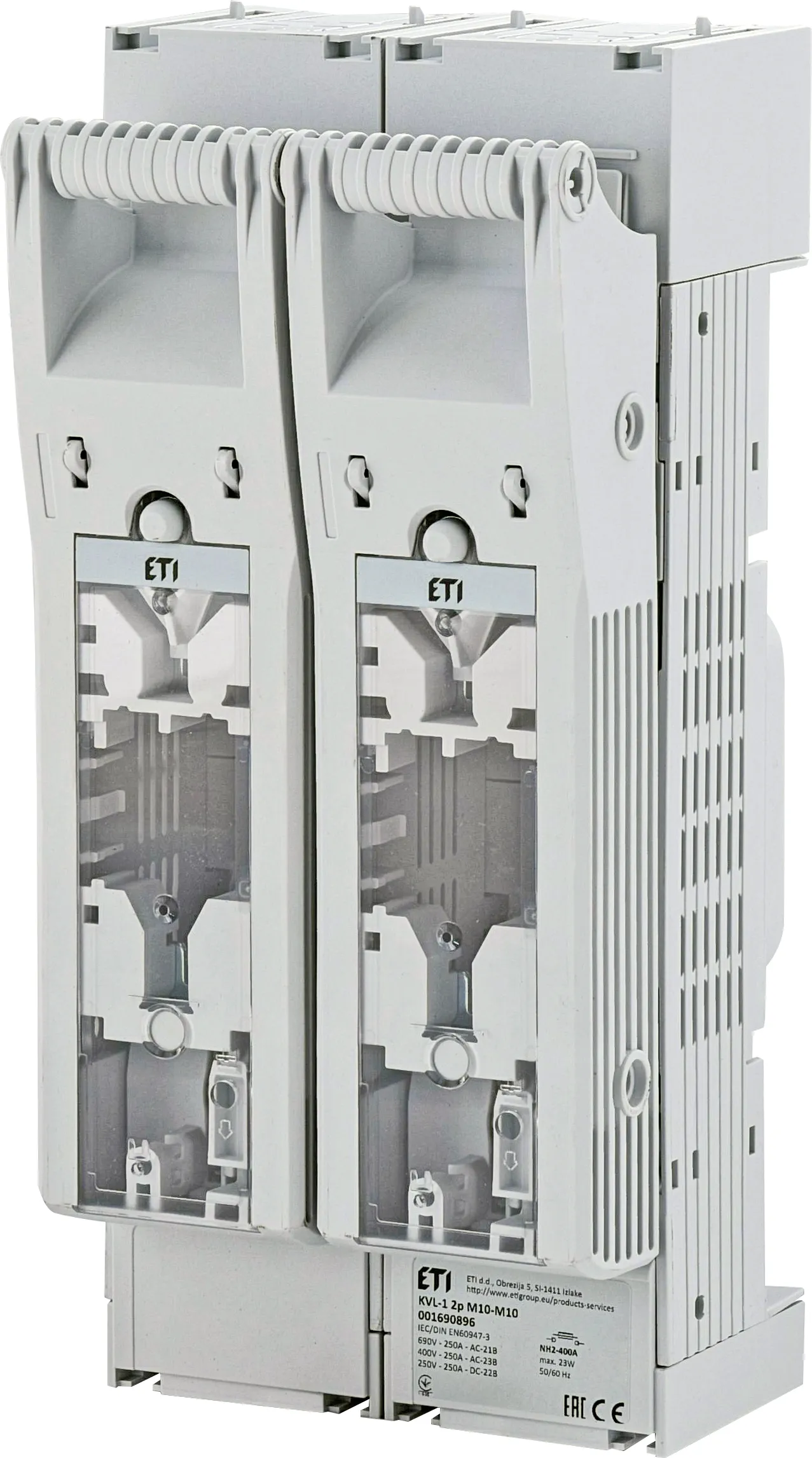 Rastavljač prekidača osigurača KVL-1 2p M10-M10 001690896