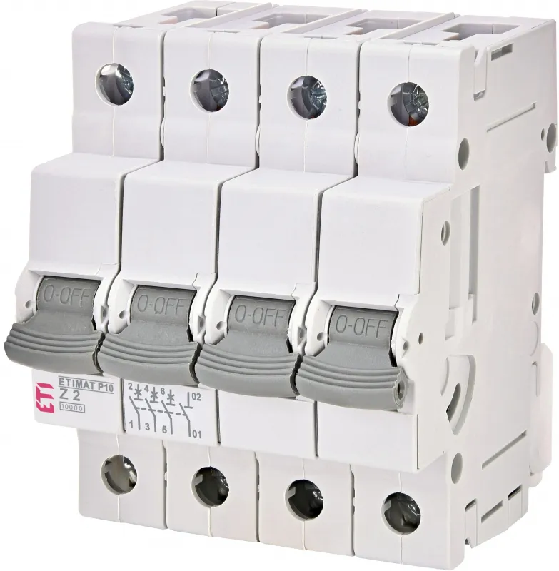 Automatski prekidač ETIMAT P10 4p B10  15kA 001901908