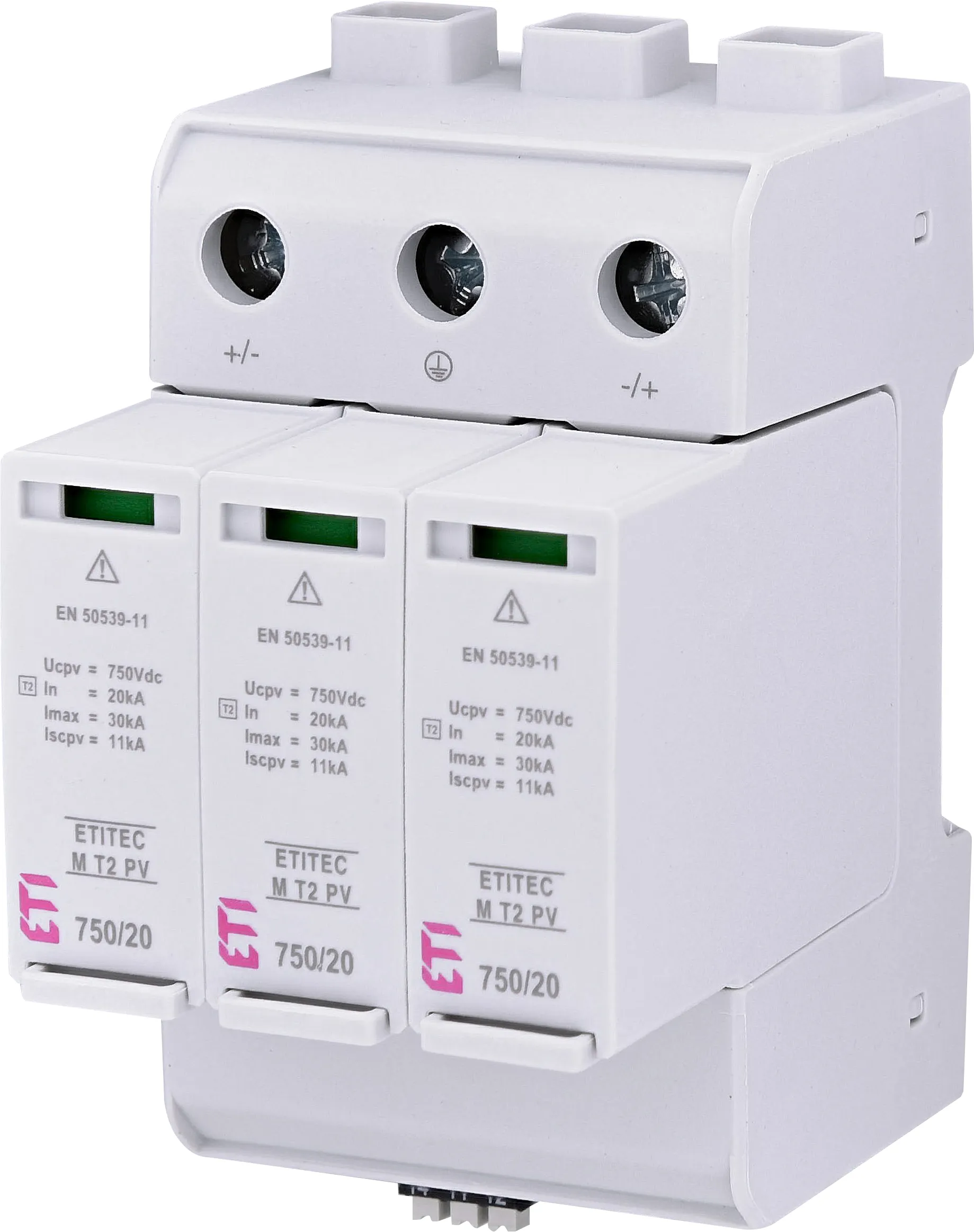 Odvodnik prenapona ETITEC M T2 PV 1500/20 Y RC 002440518