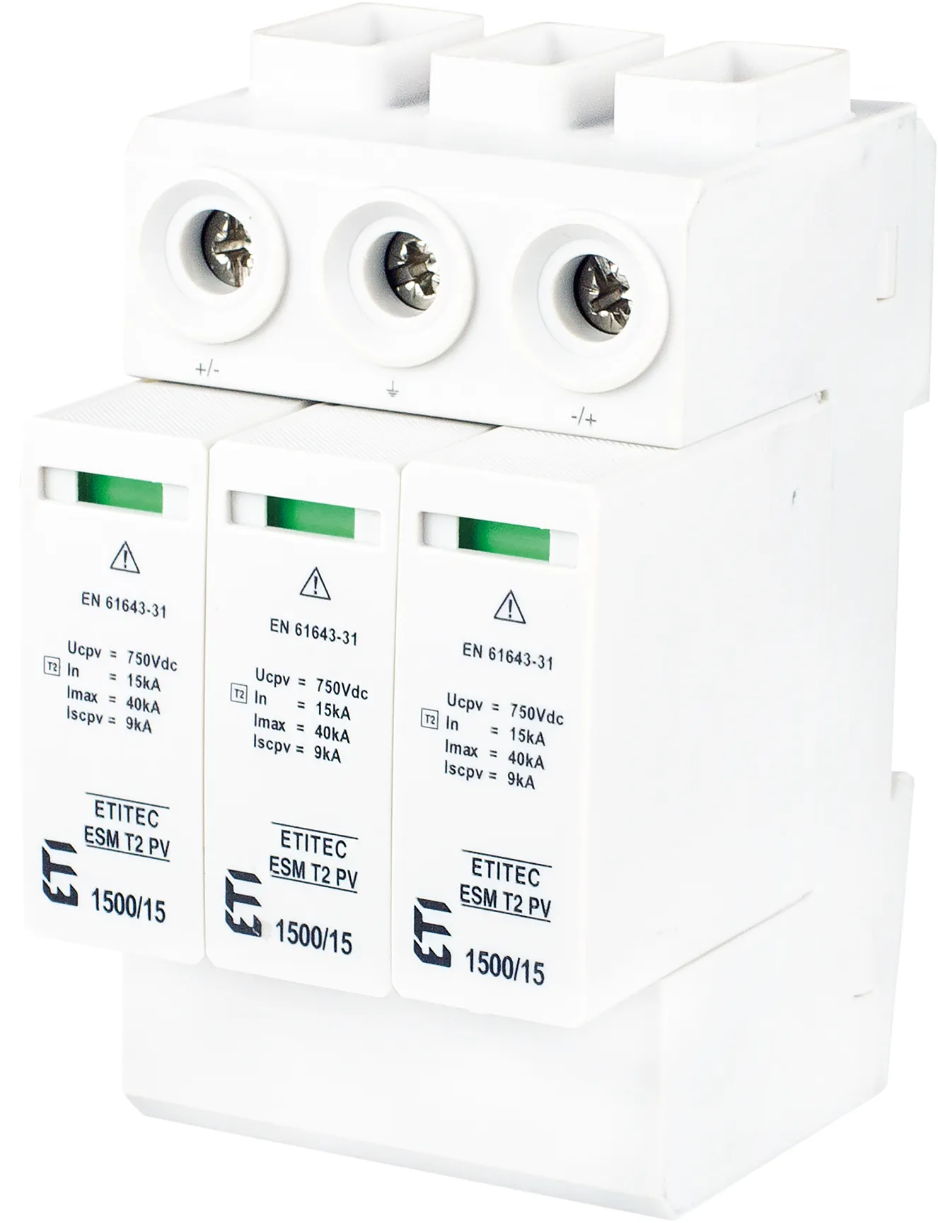 Odvodnik prenapona ETITEC ESM T2 PV 1500/15 Y RC 002440685