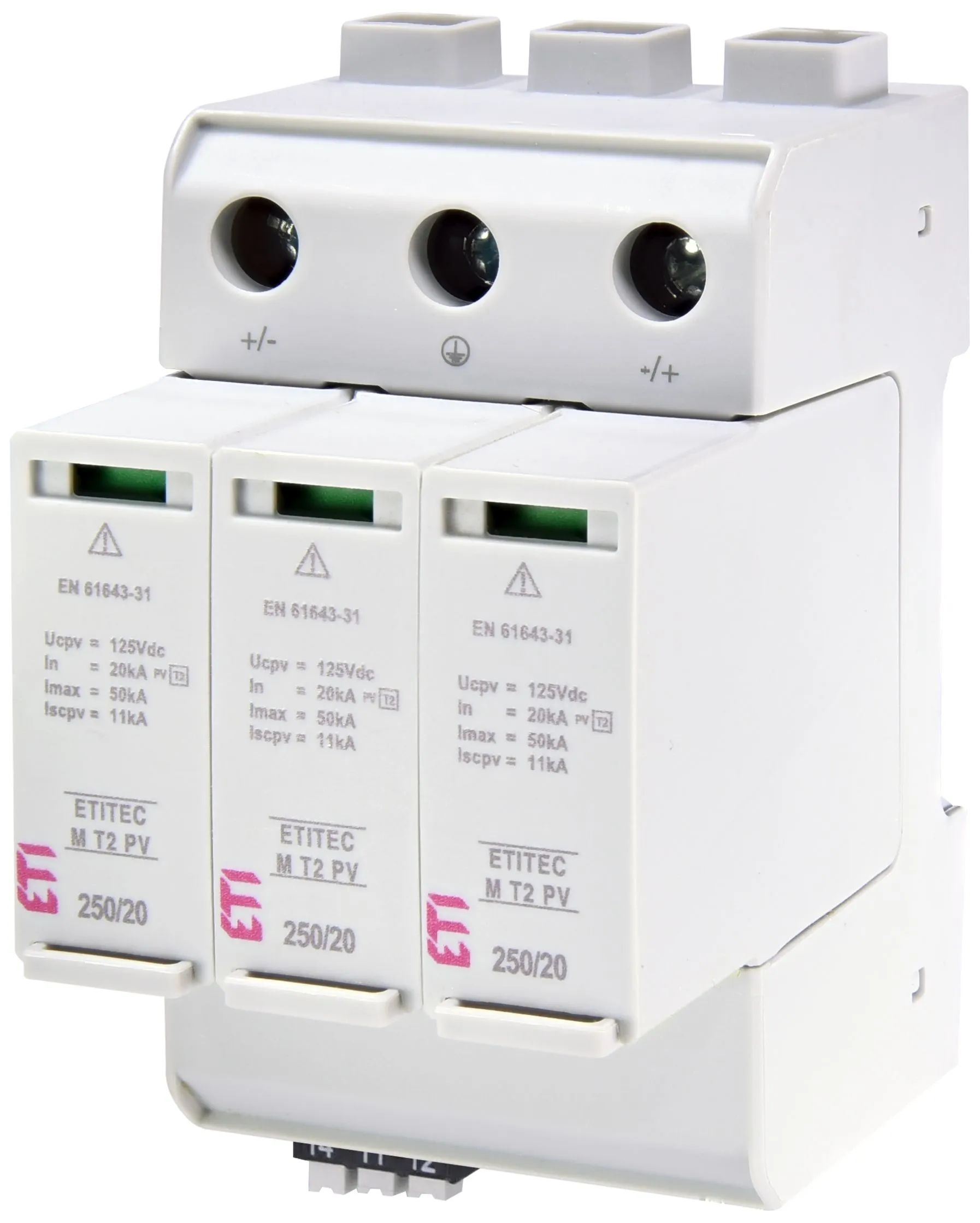 Odvodnik prenapona ETITEC M T2 PV 250/20 Y RC 002440733