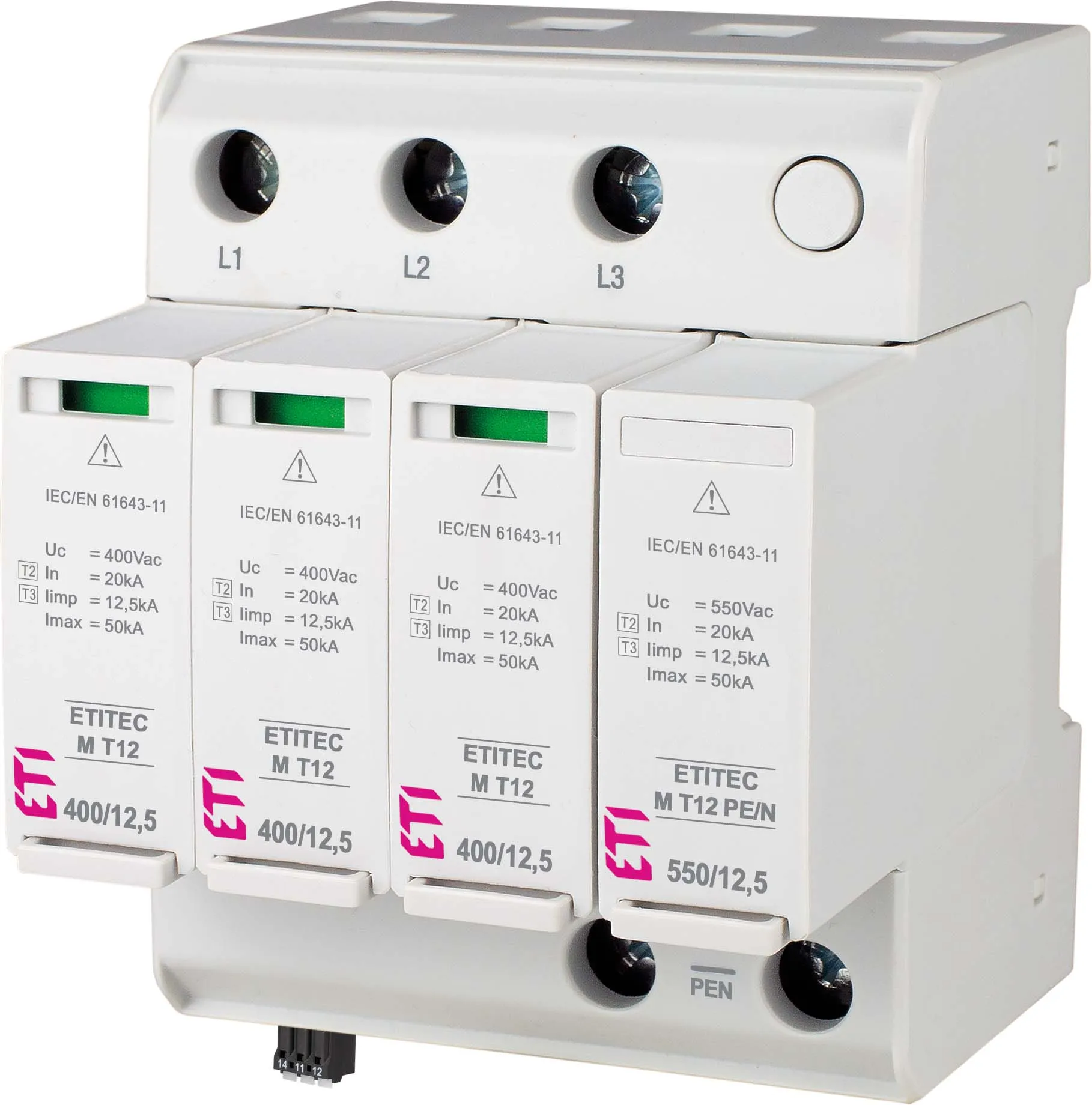 Odvodnik prenapona ETITEC M T12 950/12,5 4Y 002440810