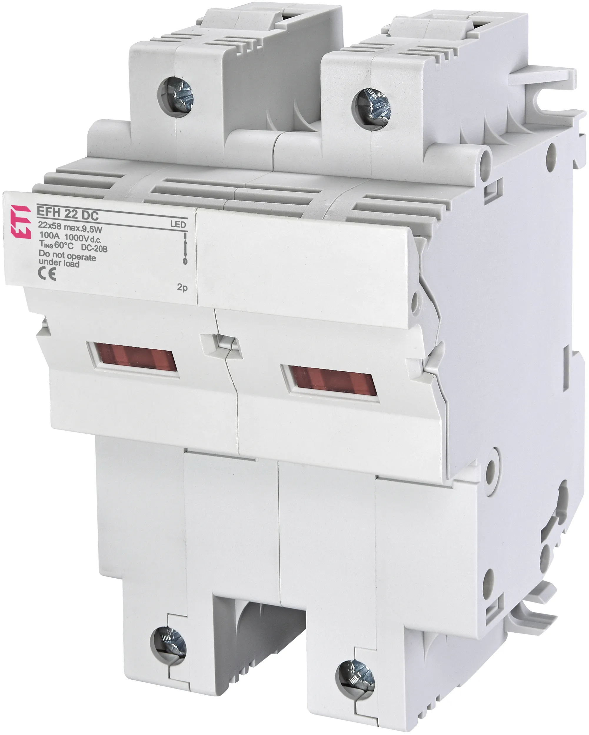 osnova osigurača EFH 22 DC LED 2p 002570213