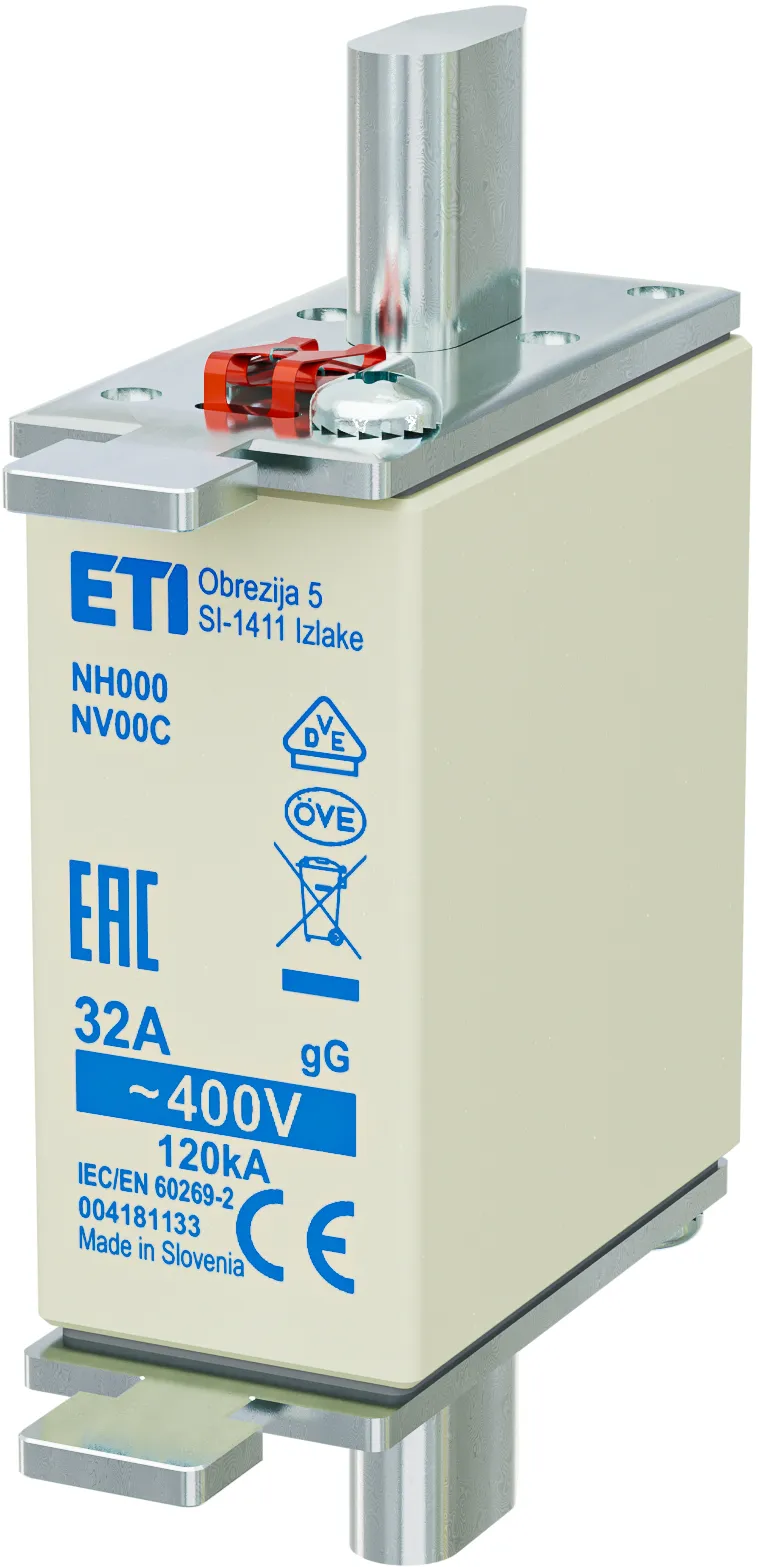 Topljivi osigurač NH000 gG 32A/400V korr. 004181139