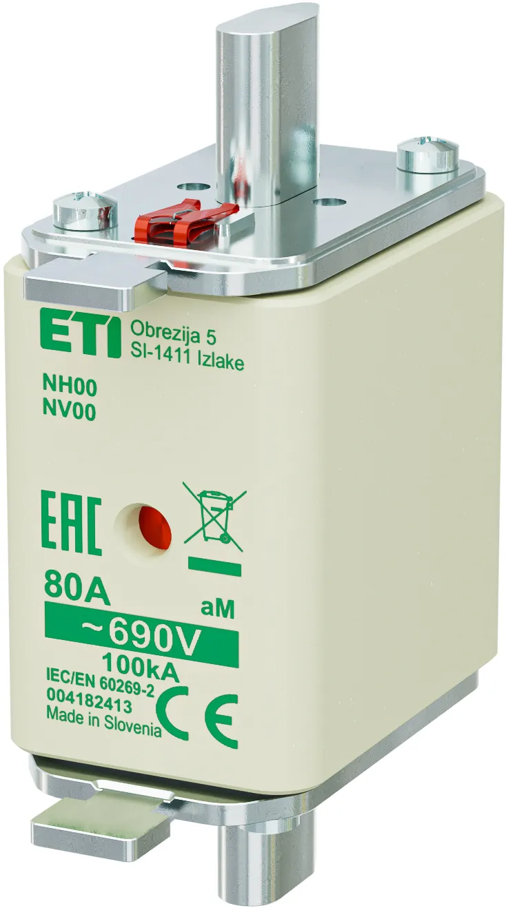 Topljivi osigurač NH00 aM 80A/690V 004182413