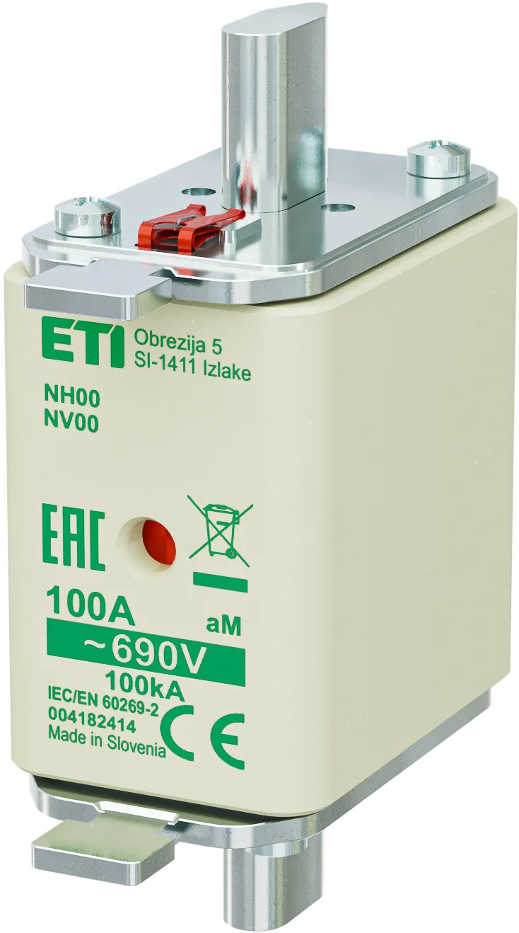 Topljivi osigurač NH00 aM 100A/690V 004182414