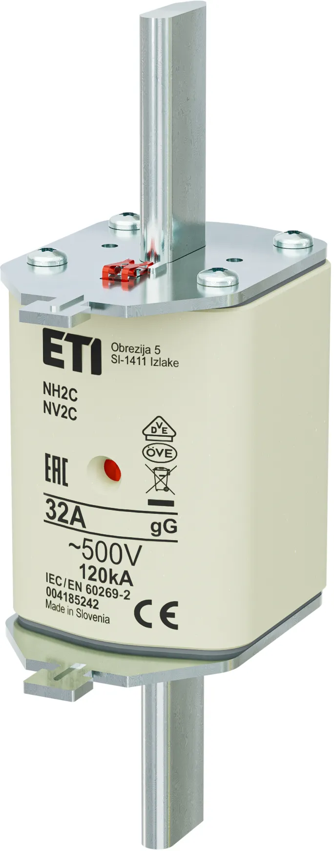 Topljivi osigurač NH2C gG 32A/500V 004185242