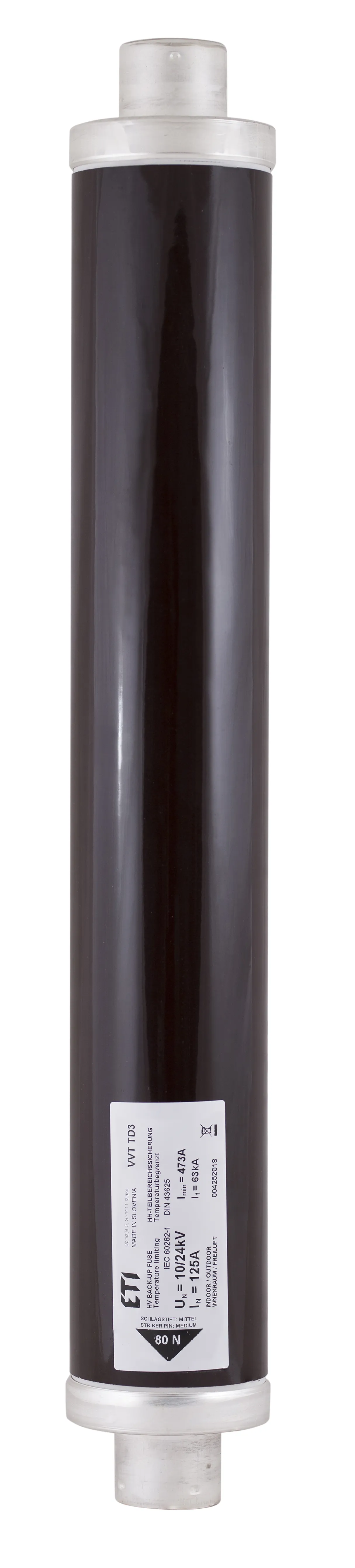 Topljivi osigurač VVT-D3 24kV/4A 537 004252504