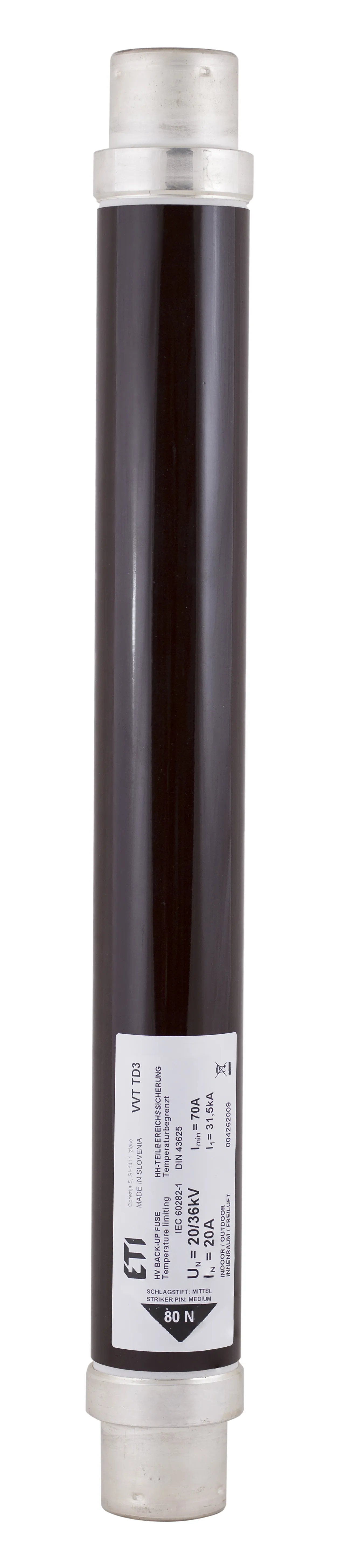 Topljivi osigurač VVC3 36kV/2A 442 004260103