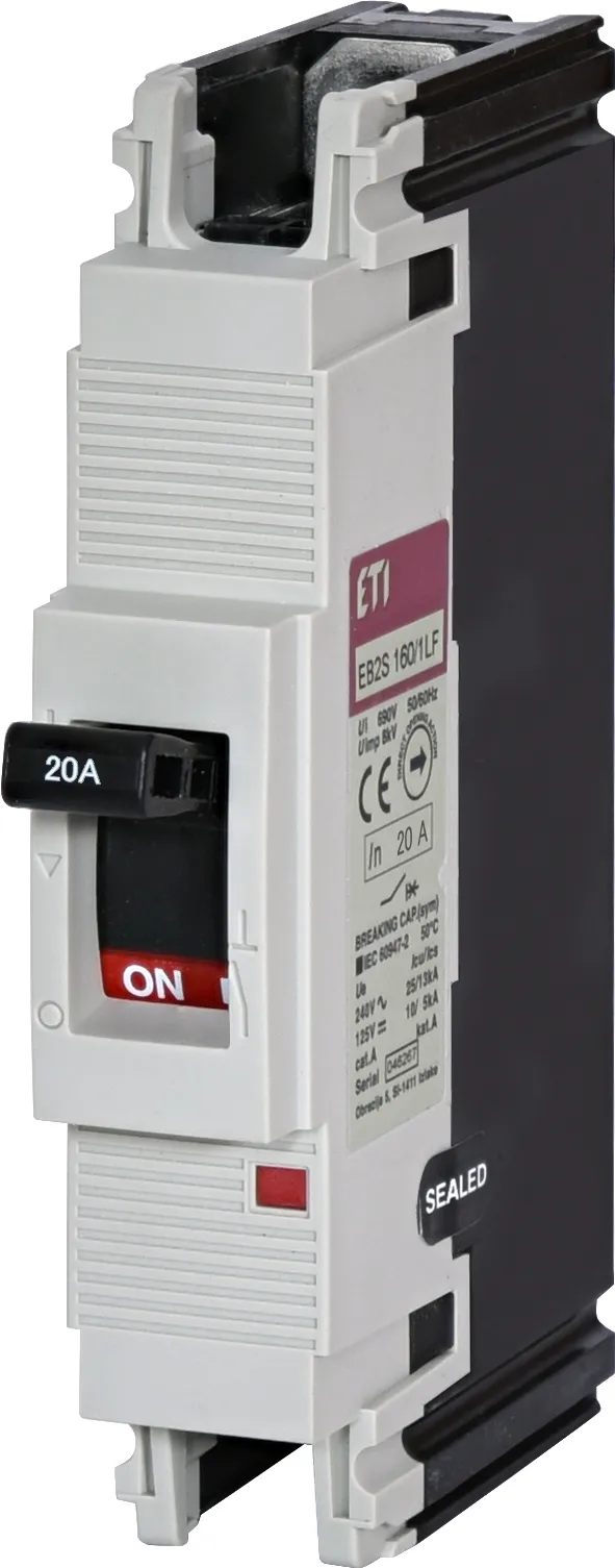 Kompaktni prekidač EB2S 160/1LF 20A 1p 004671002