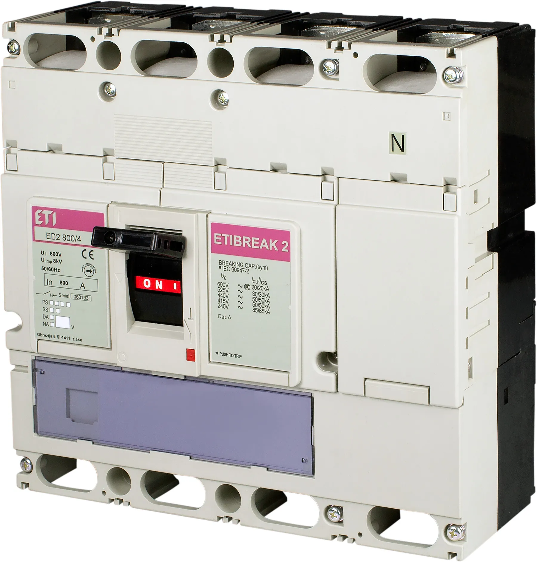 Prekidač za razdvajanje ED2 800/4 004672380